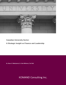 University Strategy Paper